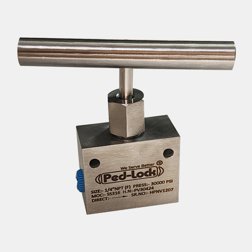 High Pressure needle valve